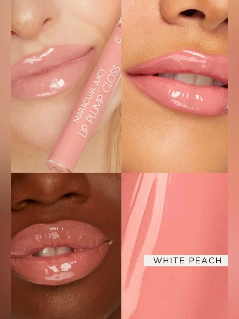 tarte Maracuja Juicy Lip Plump Gloss in White Peach - BNIB